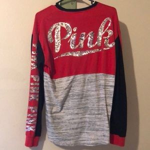 Pink long sleeve tee